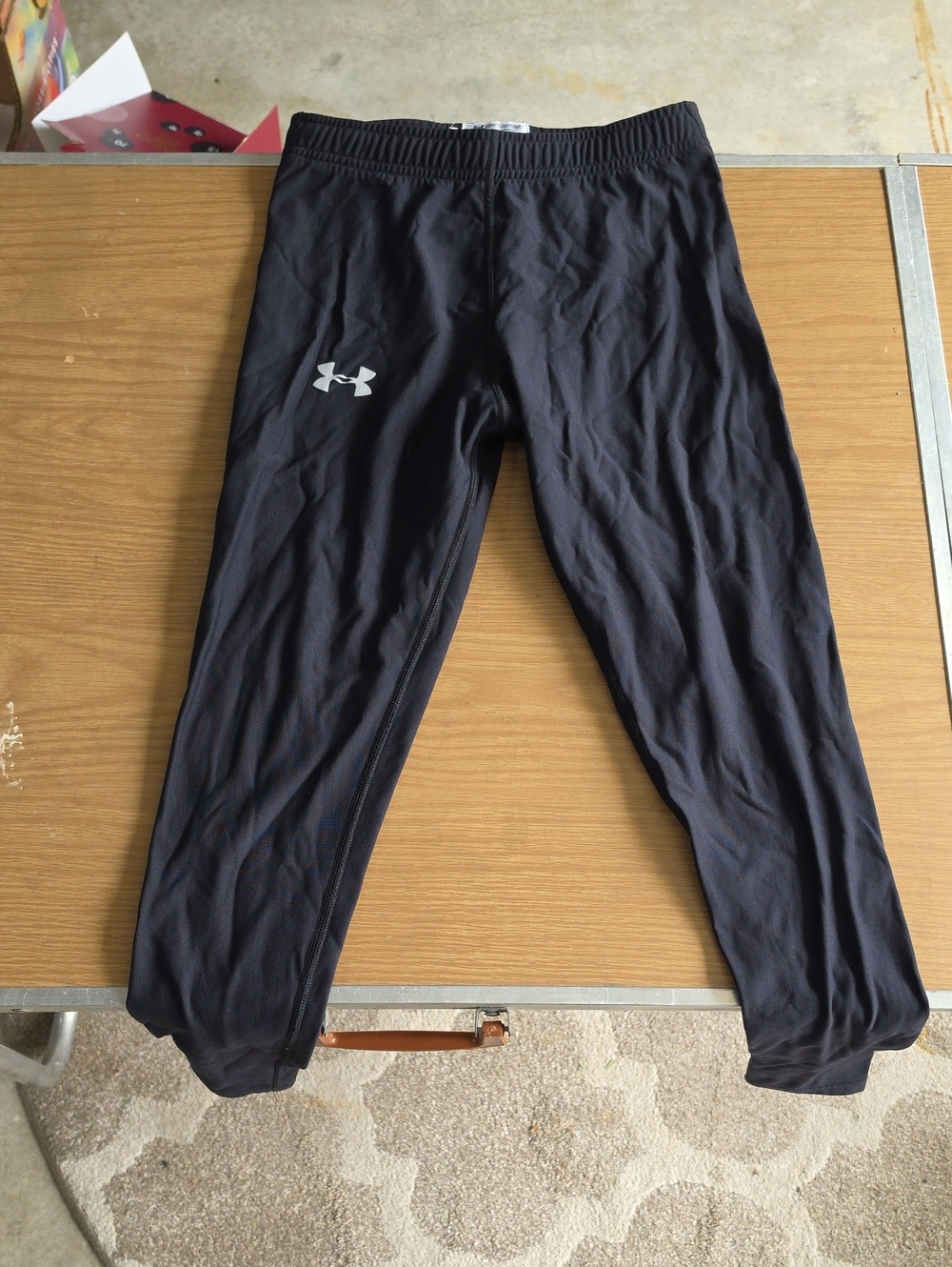 Under Armour Black Workout Tights with Logo